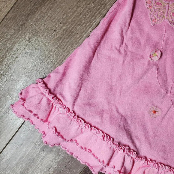 baby greendog pink butterfly baby girl's dress size 6-9 months 100% cotton - Picture 5 of 11